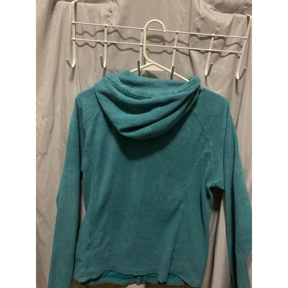 The North Face Hoodie Adult Large Blue Long Sleeve Vintage 90s Women's Sherpa - Picture 13 of 13